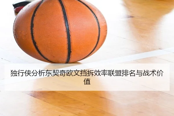 独行侠分析东契奇欧文挡拆效率联盟排名与战术价值